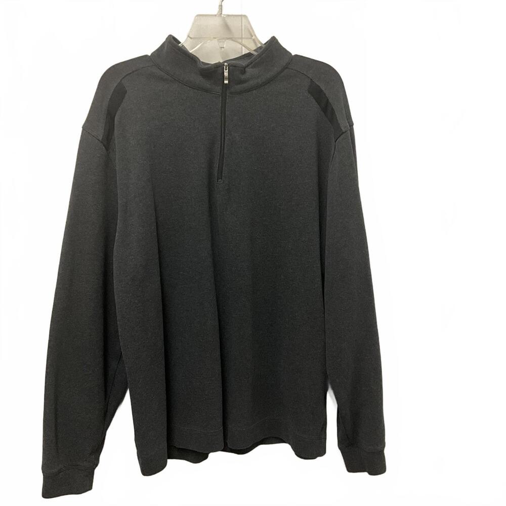Nike Golf Womens Size Large Black Dri-Fit 1/4 Zip Black Pullover Jacket Athletic